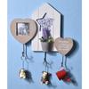 Decorative Timber Photo Frame with Hooks