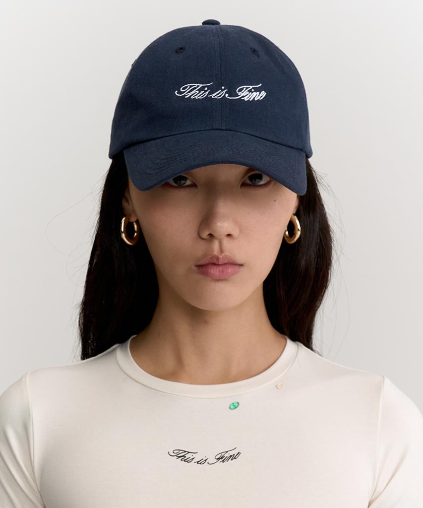 Diseuijeupain Signature Ball Cap Navy