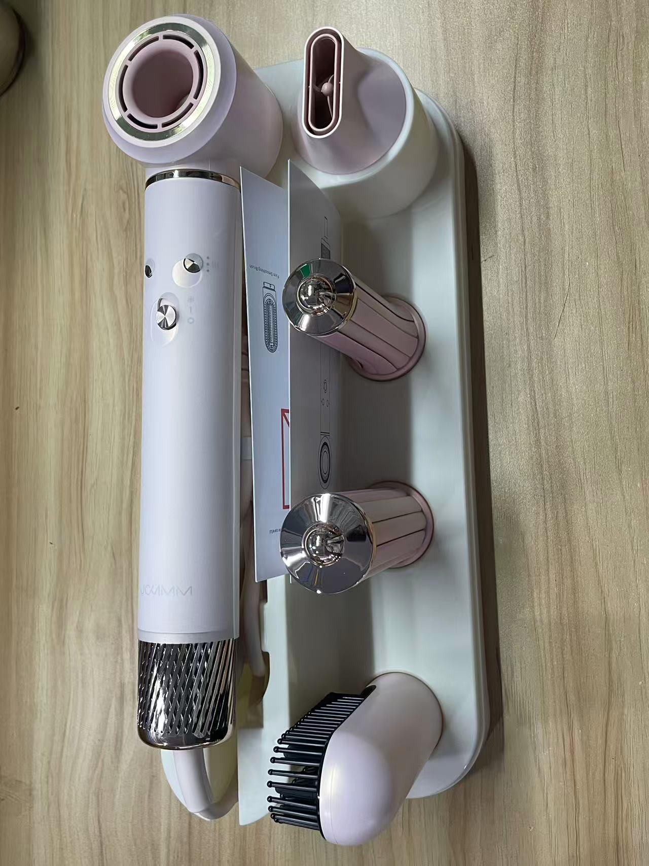 Haomeite 5-in-1 Hair Dryer  Styling Tool: Dryer, Straightener, Automatic Curler, Multi-functional 3-in-1 Electric Styler.