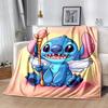 1pc Stitch Printing Blanket - Soft, All-Season Throw for Living Room, Bedroom,Travel