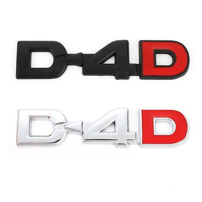 D4D D-4D Logo naklejki samochodowe znaczek z symbolem naklejka dla COROLLA RAV4 Camry korona PRIUS REIZ VIOS HIGHLANDER Prado Corolla Tundra