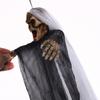 Halloween LED Lights Hanging Ghost with Horror Sound and Light Animatronic Scary Props for Home Party Indoor Outside Yard Decor