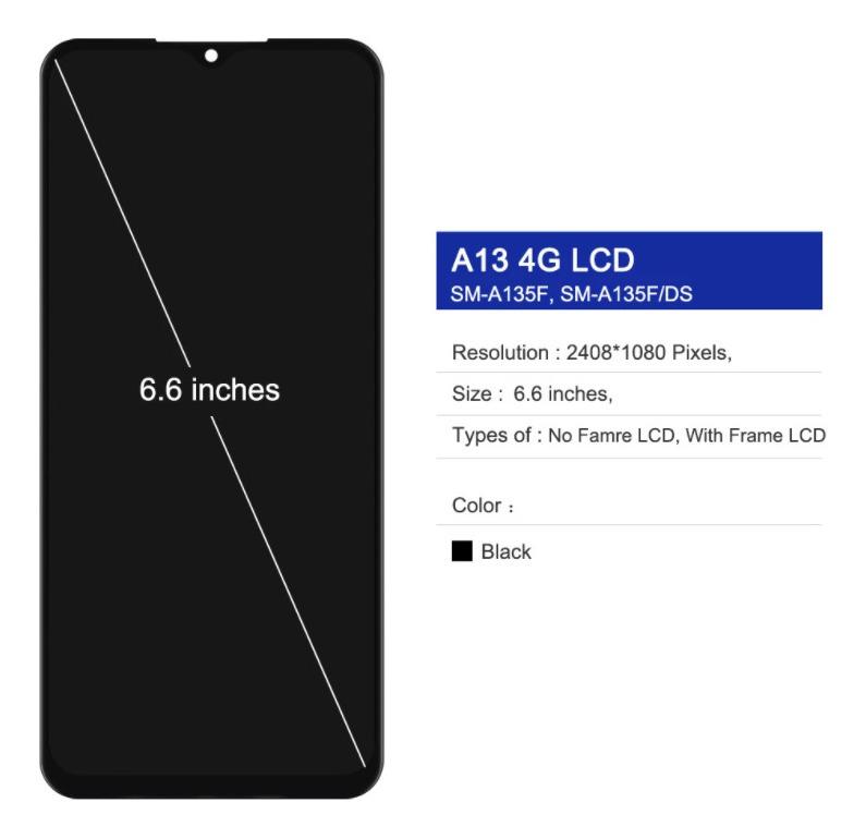 Lcd Display Screen+frame Compatible With Samsung A13 4g
