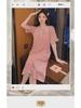 Chic Summer Nightdress for Women with Chest Pads – Loose, Medium-Long Fit, Plus Size