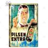 Putuo Decor Lustiges Bier Blechschild Plakette Metallschild Vintage Poster Wanddeko für Bar Pub Club Man Cave Retro Kunst Dekorativ
