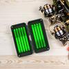 Fishing Tackle Box with 9 Magnetic Stick Bait Lure Hook Multi-Compartment Design Waterproof Storage Case Fishing Bait Gear Organizer