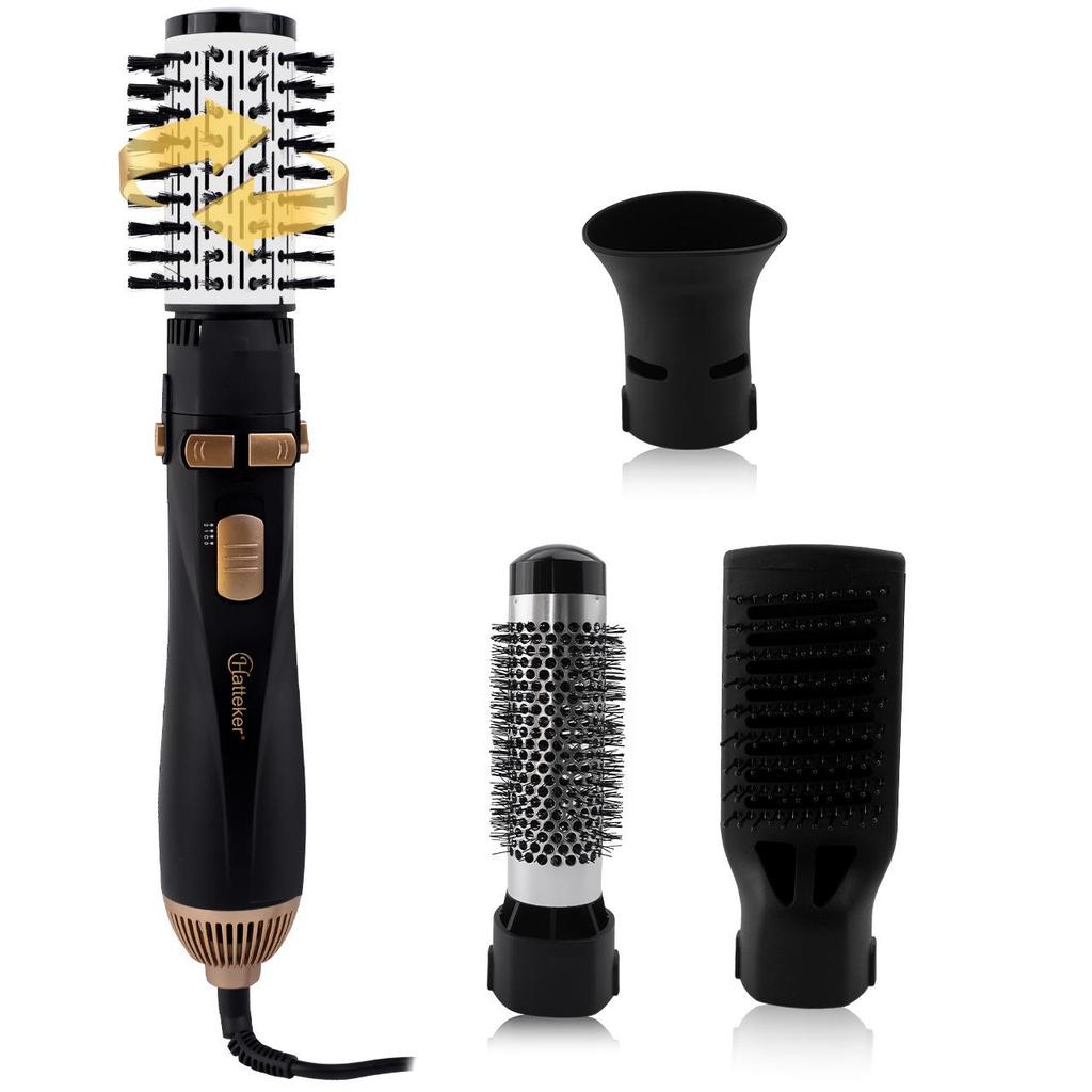 Cross-border Multi-functional Electric Hair Styler: Hot Air Dryer, Curl, Straighten & Blow Comb Set