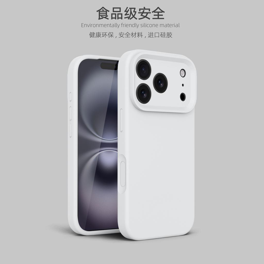 Applicable To iPhone11PROMAX Mobile Phone Case True Liquid Silicone Apple 11 Solid Color All-inclusive Anti-drop 11 Protective Case