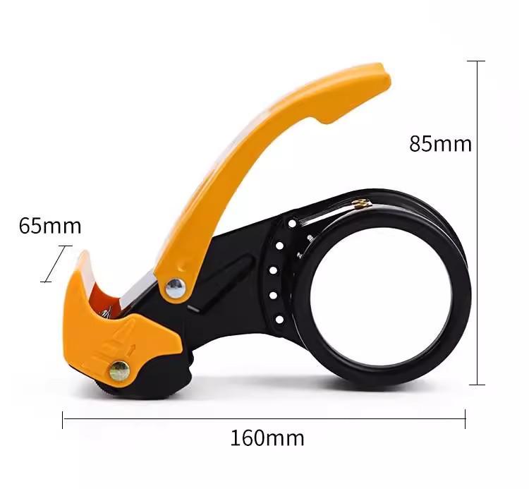 Transparent Metal Tape Dispenser - Adhesive Sealing Machine