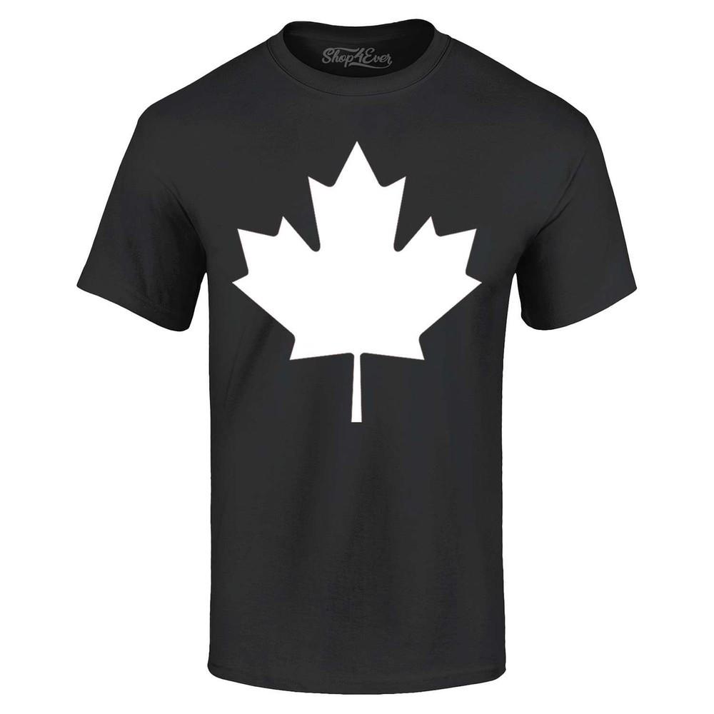 

Canada White Maple Leaf T-shirt Canadian Shirt 4XL