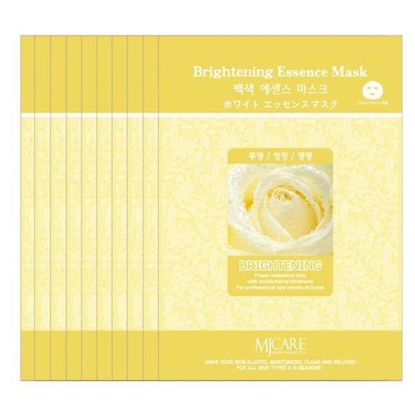 [100 sheets] White Skin Transparency Clean Elasticity Essence Mask Pack (6514357A) basic