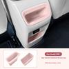 For Geely EX2 Car Rear Ventilation Anti Kick Storage Compartment Silicone Anti Dirt Box for Rear Seats Car Interior Accessories