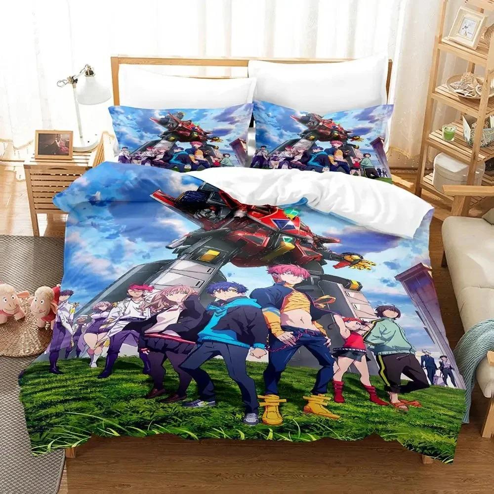 Anime SSSS.GRIDMAN Bedding Set Boys Girls Twin Queen Size Duvet Cover Pillowcase Bed Kids Adult Fashion Home TextileCustomizable