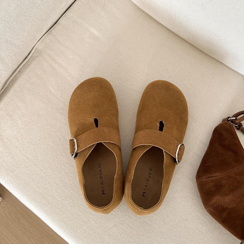 

Retro skirt casual small single shoes women s 2025 autumn new fashion versatile niche design Mary Jane shoes 39 верблюд