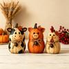 Indoor Autumn Room Decorations 3PCS Rustic Harvest Wooden Ornaments, Animal Designs Retro Vintage Distressed Wood Crafts Farmhouse Crafts, Decorative