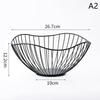 Iron Fruit Basket Fruit Container Bowl Home Creative Drain Display Basket Table Bread Snacks Tray Storage Snacks