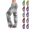 Women's Casual Fashion Christmas Printed Trousers Plush Casual Pants