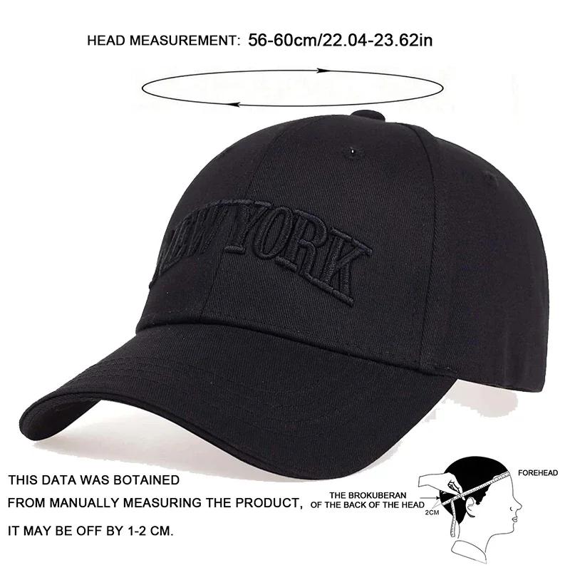 Baseball Stitching Embroidered York New Brand Latest Fresh Neutral Gender Women Men For Caps Spring Autumn Outdoor Sunscreen Hat Adjustable Casual