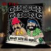 Cheech & Chong Style 2D Flat Pattern Flannel Blanket High Quality All Seasons Warmth and Comfort Perfect for Christmas Gifts.