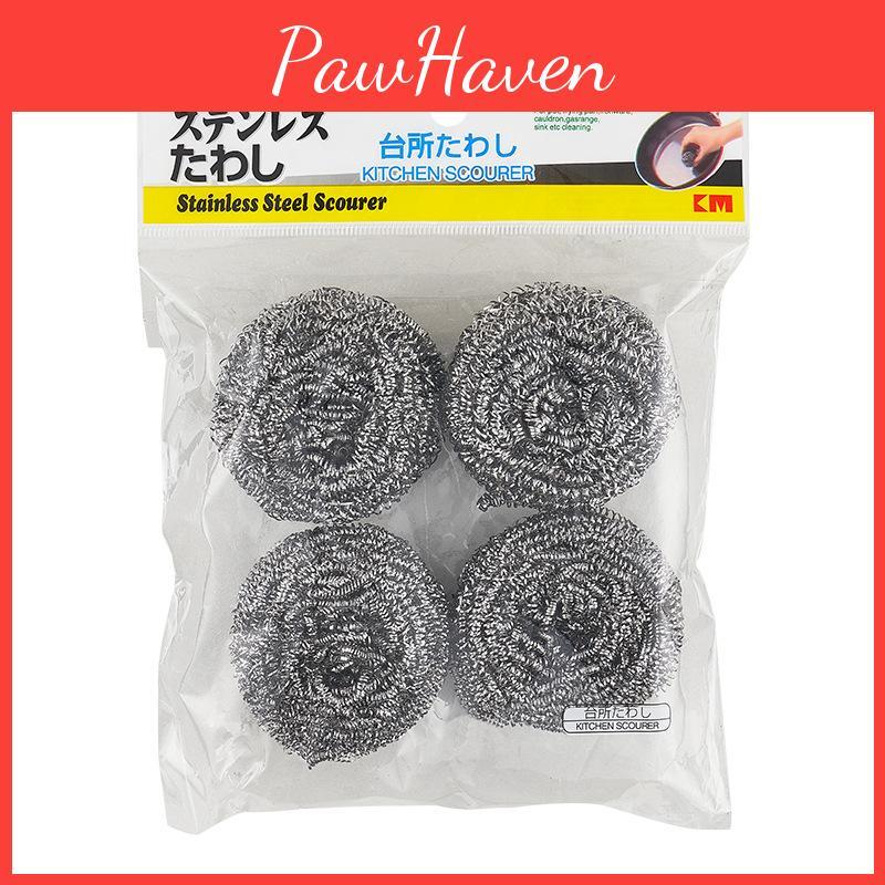 Wire Scrubber Durable Pads For Kitchen Cleaning With Stainless Construction Steel