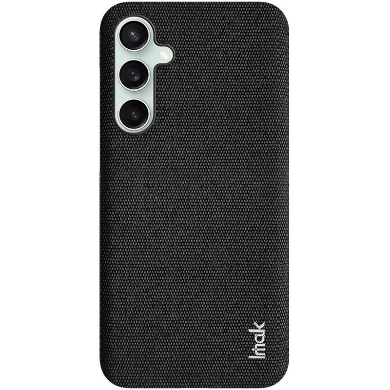 IMAK Ruiyi Series for Samsung Galaxy S23 FE Case Cloth Texture Leather Coated PC Cover