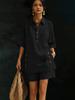 Women's Linen Two-Piece Set: Short-Sleeve Shirt & Loose Pants (2026)