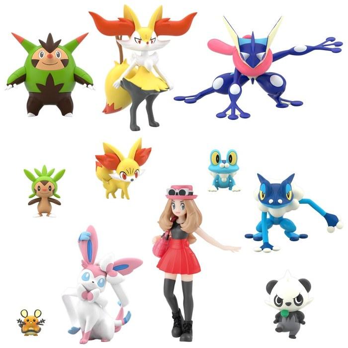 Bandai Pokemon Scale World Kalos Region Chewing Gum Candy Toy [BOX of 10]