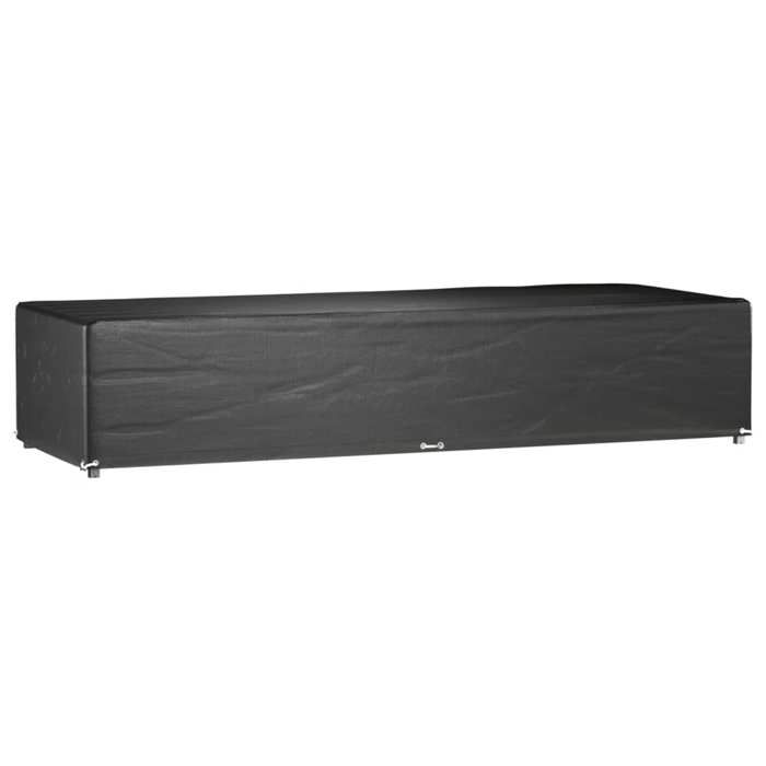 VidaXL Housses pour chaise longue 2 pcs 12 œillets 205x75x40 cm PE 3155393