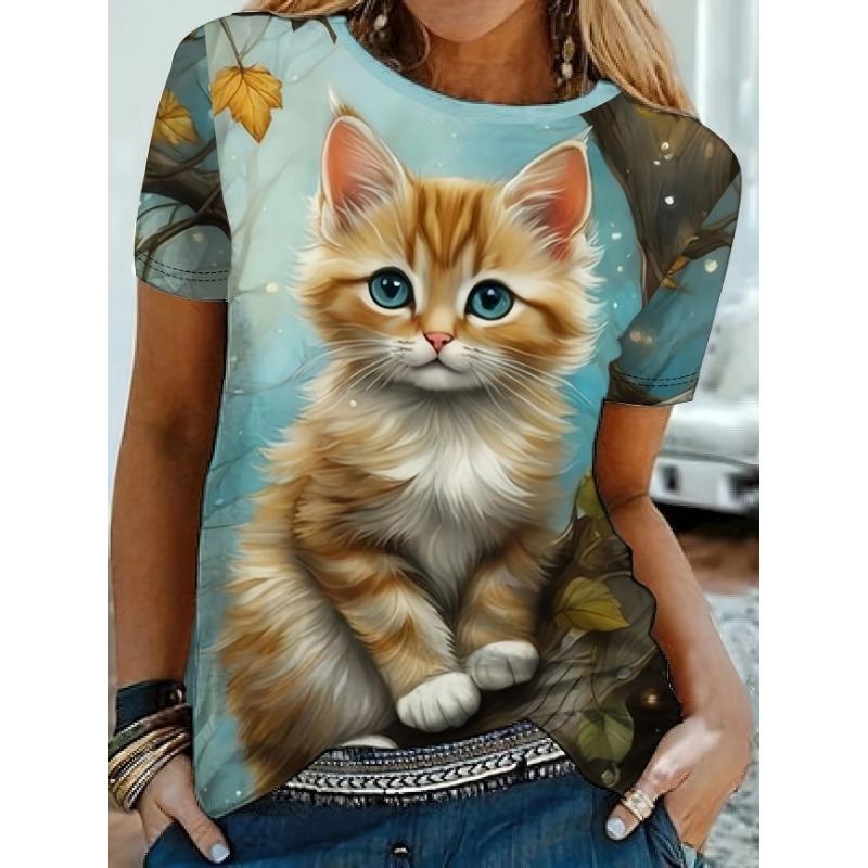 Fashion Summer Butterfly 3D Print T-shirts Women Streetwear Casual Beautiful Y2k Short Sleeve T Shirt O-neck Tees Tops Clothing