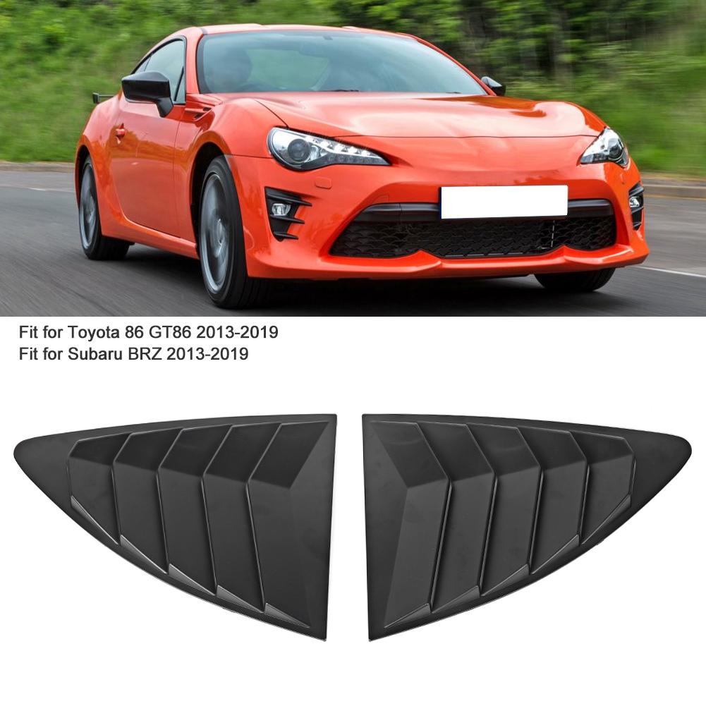 2pcs Rear Window Louvers Spoiler Panel Fit for Toyota 86 GT86 2013 2019