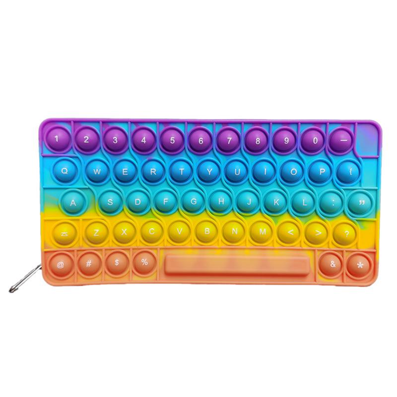 Pioneer Pest Control Bubble Pop Silicone Pencil Case - Decompression Keyboard Bag