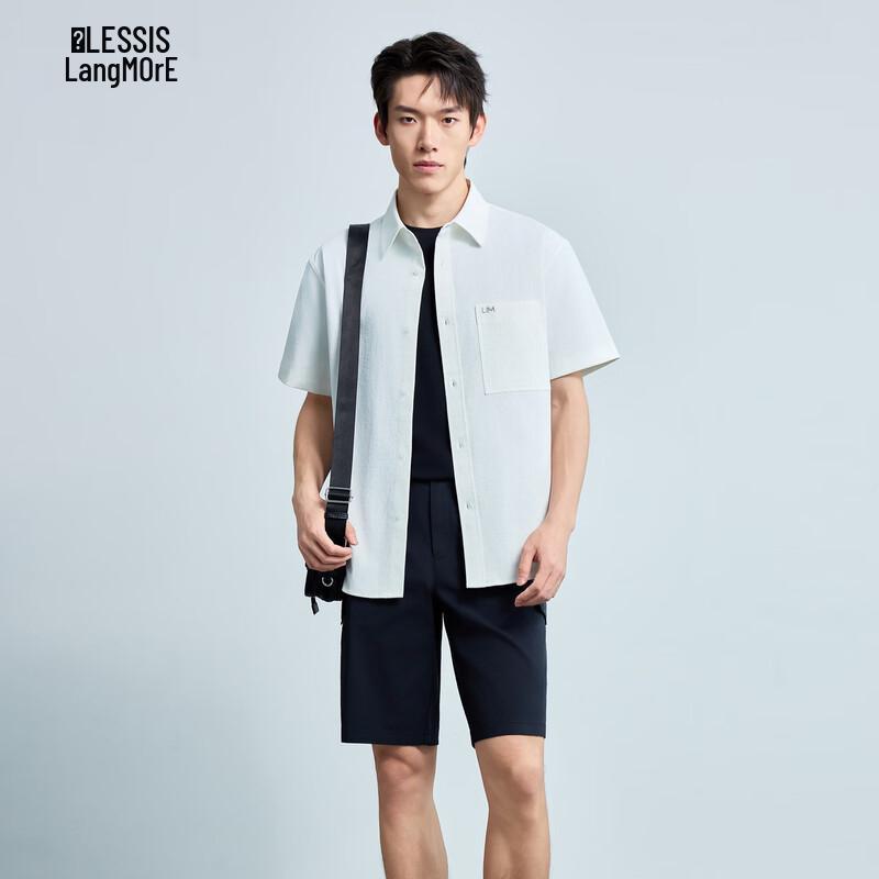 Lilang Men's Casual Short Sleeve Shirt