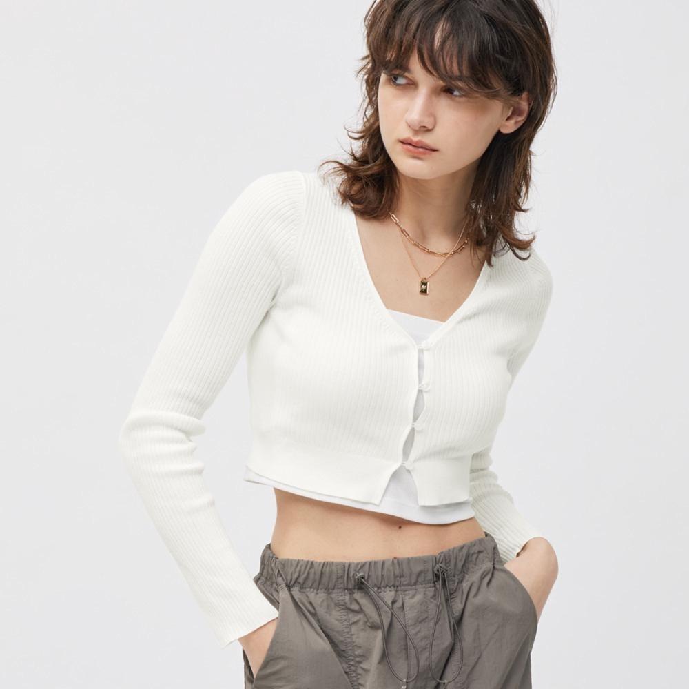 

Укороченный кардиган с длинными рукавами GU by Uniqlo UV Cut
