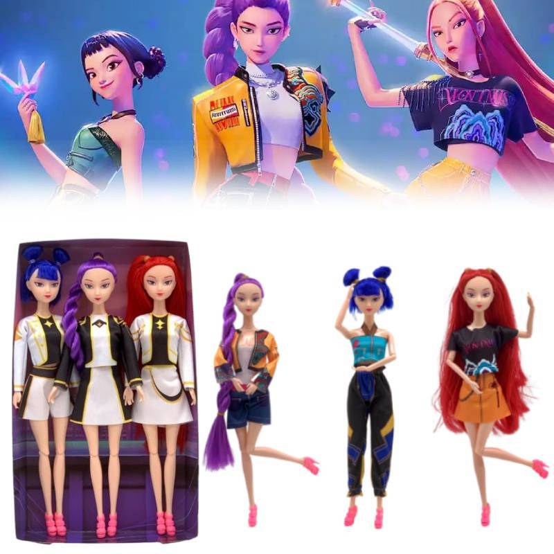 Kpop Demon Hunters Pvc Baby Doll Toy For Trendy Collectors Decoration