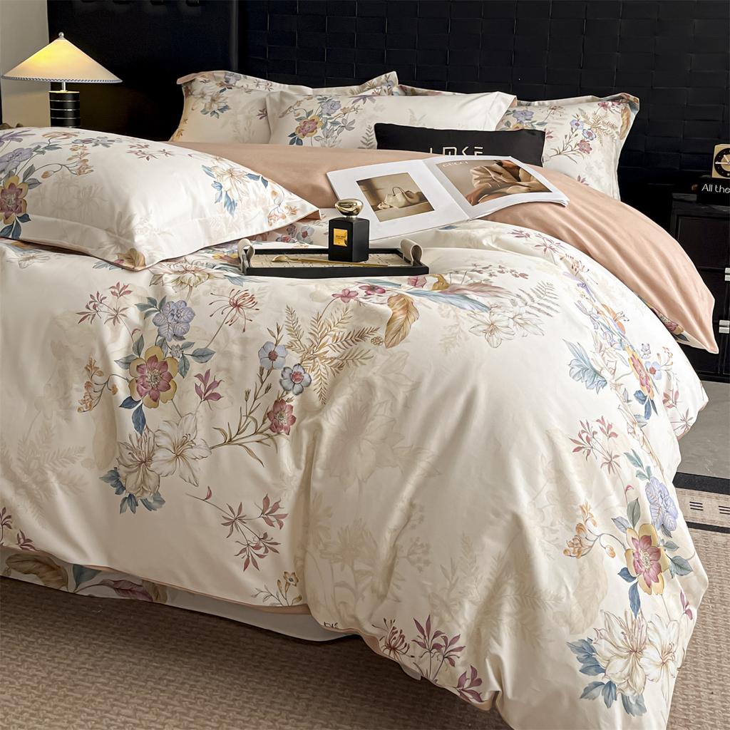 Svetanya Egyptian Cotton Bedding Sets Colorful Bed Linens Sheet Pillowcase Duvet Cover Queen King Full Double Size