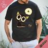 Cute Black Cat Unisexs Shirts Anime The Legend of Luoxiaohei Aesthetic Clothing 100 Cotton Y2k Clothes Tshirt Womens Tshirts