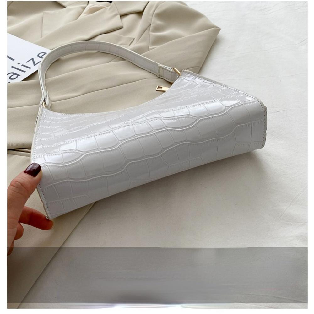 Retro Casual Kadın Tote Omuz Çantaları Kadın Deri Düz Renk Çanta Moda Çanta için