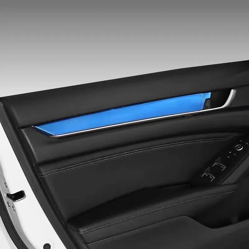 Stainless Steel Car Interior Door Panel Stripe Cover Molding Trim For Honda Accord X 10th 2018-   Hybrid Accessories