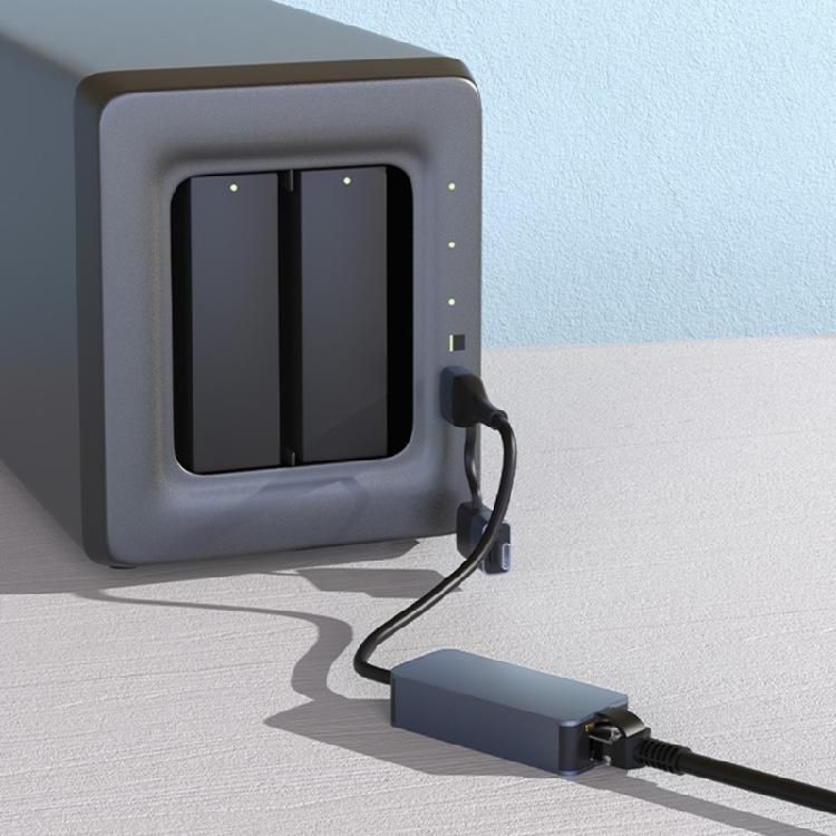 USB3.0 Gigabit Ethernet Adapter 2500Mbps Fast Speed Corded Internet Converter Efficient 2500M Rj45