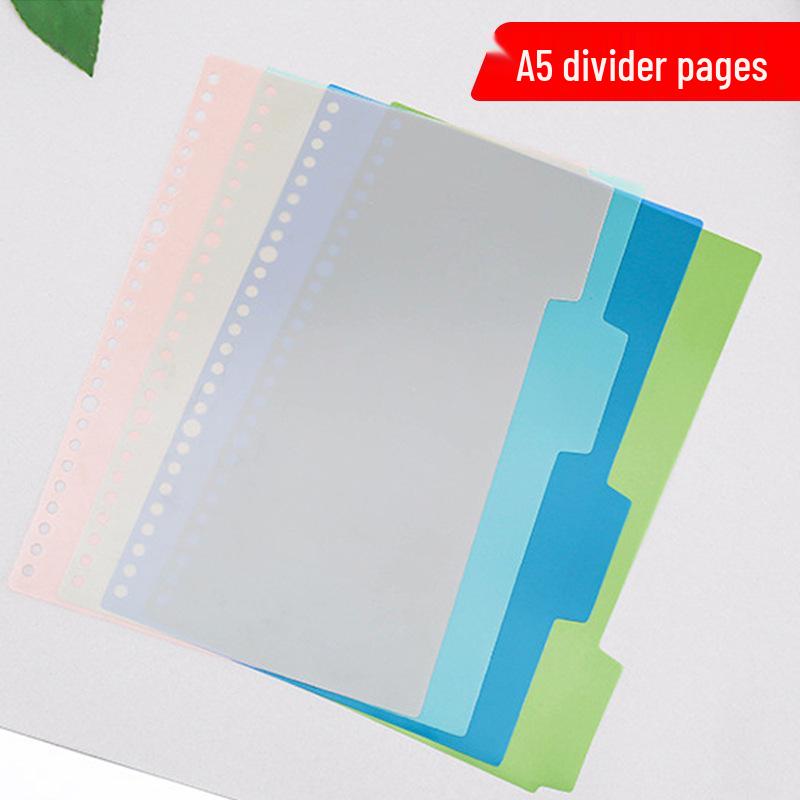 Multi-Functional A4 Ring Binder: Large Capacity Transparent Folder & Document Clip