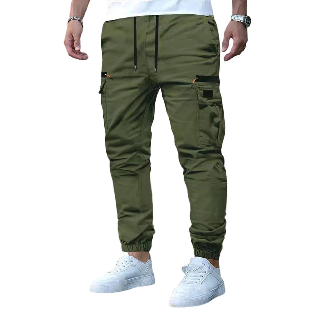 Men's American Loose High Street Leisure Sports More Pocket Workwear Trousers