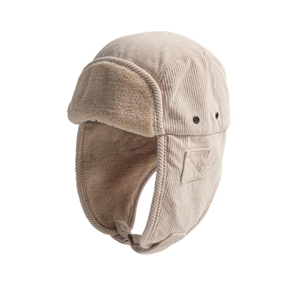 Windproof Snow Cap Warm Winter Ski Cap Retro Lei Feng Hat  Men Women