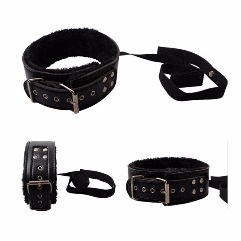 Role-playing 10 PCs BDSM Adult Sex Plush Cuff Lace Up Drawstring Sexy Bedding Strap Couple Sex Toy Set Popular