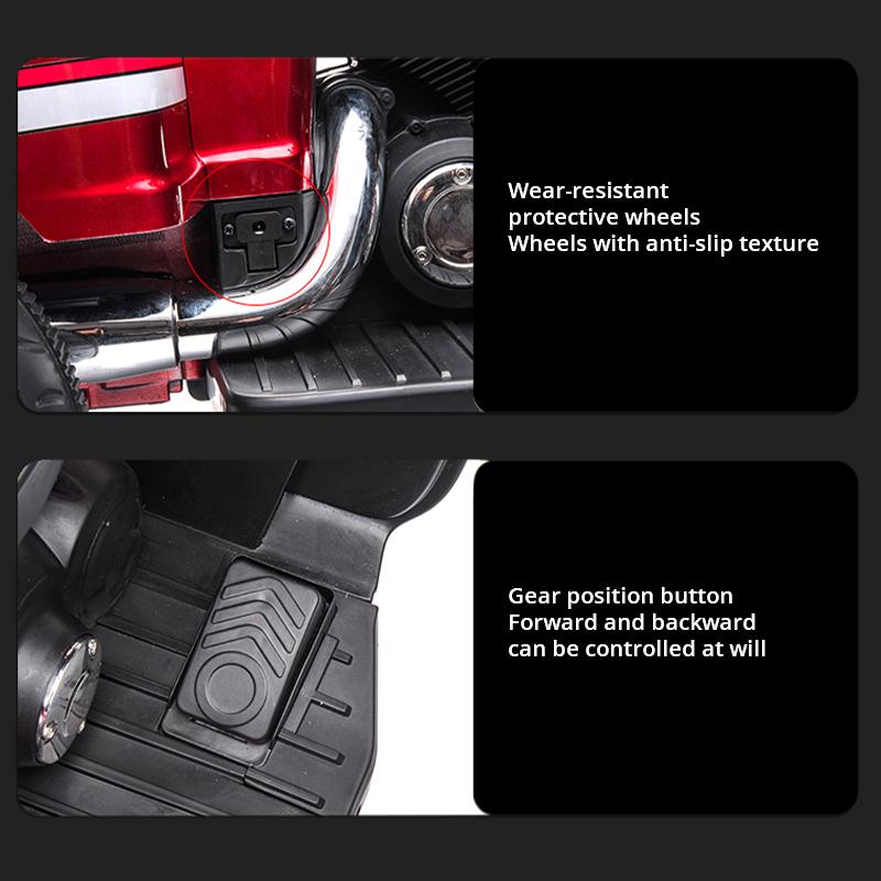 Children Dual Drive Electric Motorcycle Tricycle Oversized Toy Car Can Sit On Baby Battery Motorcycle