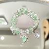 Silver Double Ring Blessing Bracelet: Sleek Ins Style, Niche Design, High-End Women's Accessory
