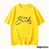 Bride Heart Evjf Hen Party Gropu Unisex Tshirt Girl Wedding Female Tops Camisetas Female Fashion ONeck Short Sleeve