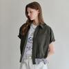 Stripe Layered String Short Sleeve Shirt Zf08qj001nh