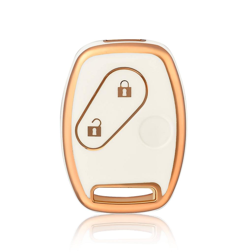 2/3 Buttons Soft TPU Car Key Case Cover for Honda Fit CIVIC JAZZ Pilot Accord CR-V Freed Freed Pilot StepWGN Insight Key Shell
