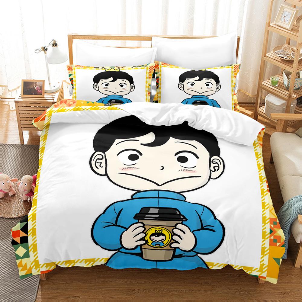 

King Ranking 3D Digital Printing Three-Piece Set, Bedding Home Textile Quilt Cover 135 * 200