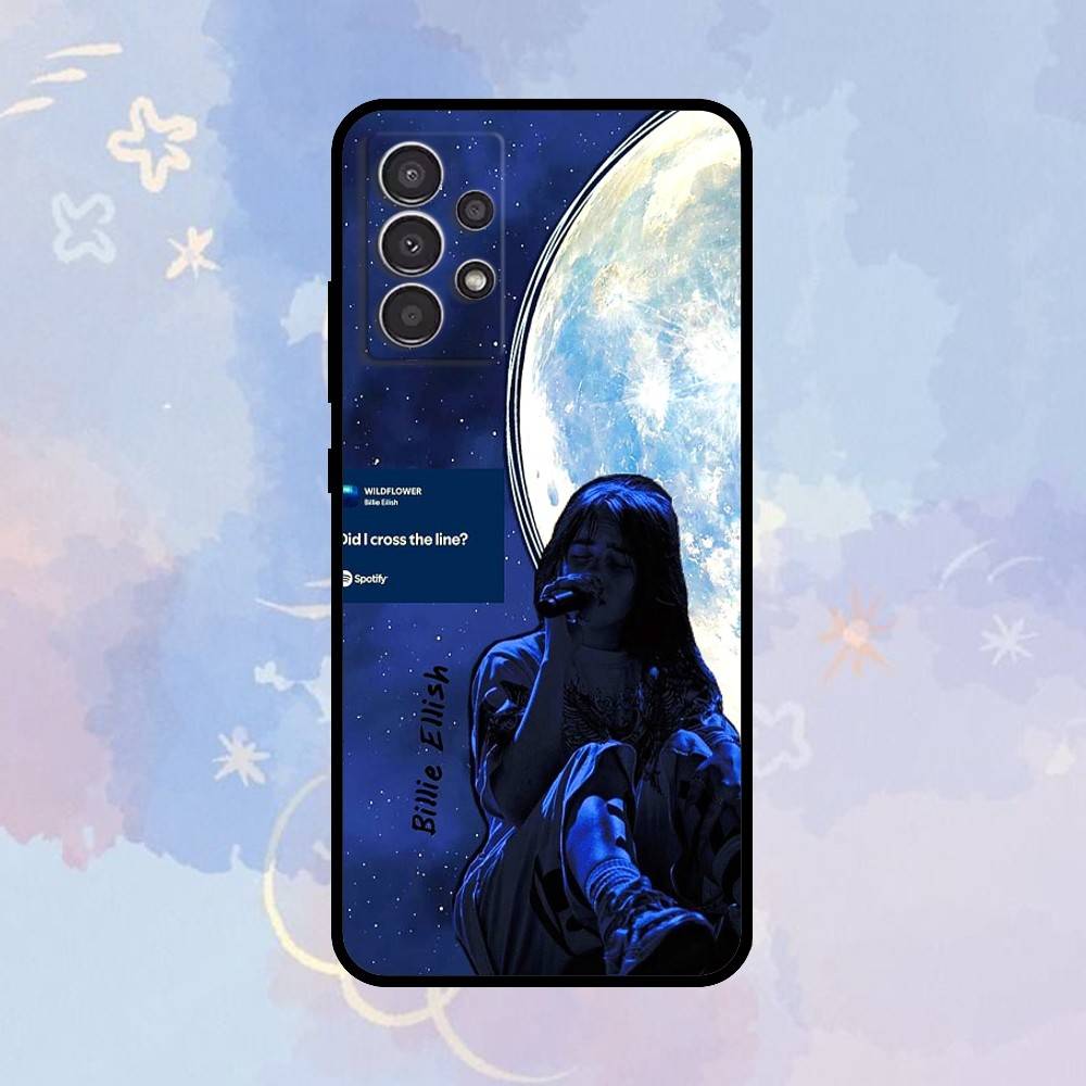 

AAA Hit Me Hard and Soft B-BillieS Phone Case For Samsung Galaxy A73,A72,A71,A70,A53,A52,A51,Others Soft Black Cover Samsung a72